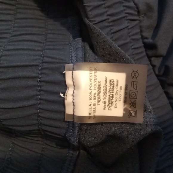 Title Nine Blue Skirt with Drawstring Switchback Ultralight Hiking Skort - Picture 6 of 9